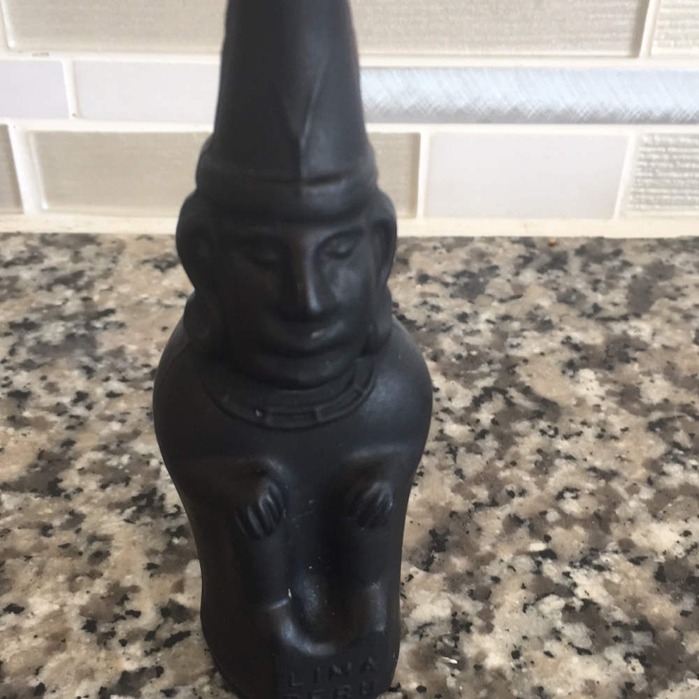 π *Vintage Peruvian Ranuzzi Inca Figure Bottle* π - Picture 8 of 16